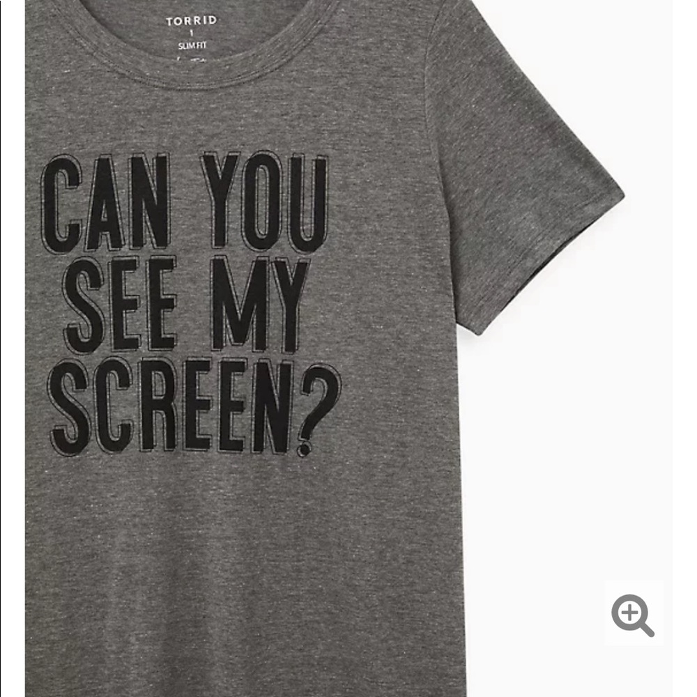 Nwt Torrid slim fit crew T Shirt see screen - Picture 2 of 5